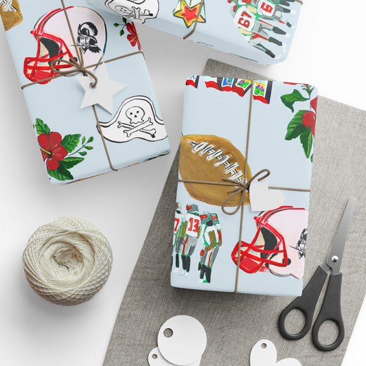 "I Love Tampa" Go Bucs Gift Wrapping Paper