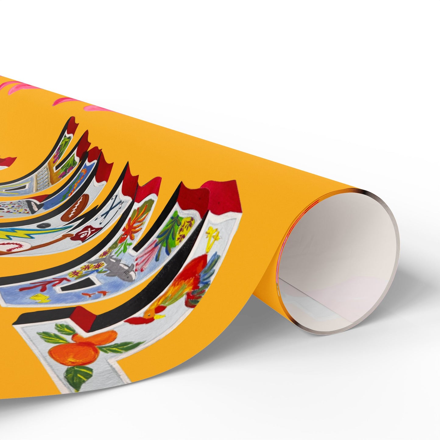 "Phoebe the Flamingo does Tampa" Gift Wrapping Paper