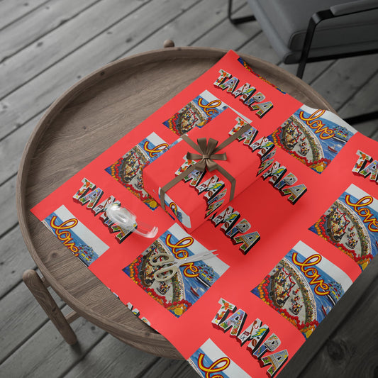 "I Love Tampa" I Love Gasparilla Gift Wrapping Paper