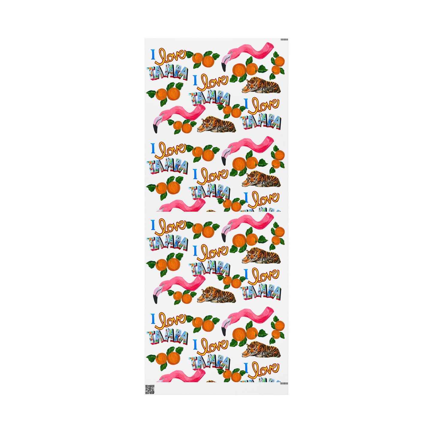 "I Love Tampa" Phoebe & Duran Gift Wrapping Paper