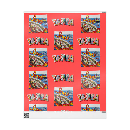 "I Love Tampa" I Love Gasparilla Gift Wrapping Paper
