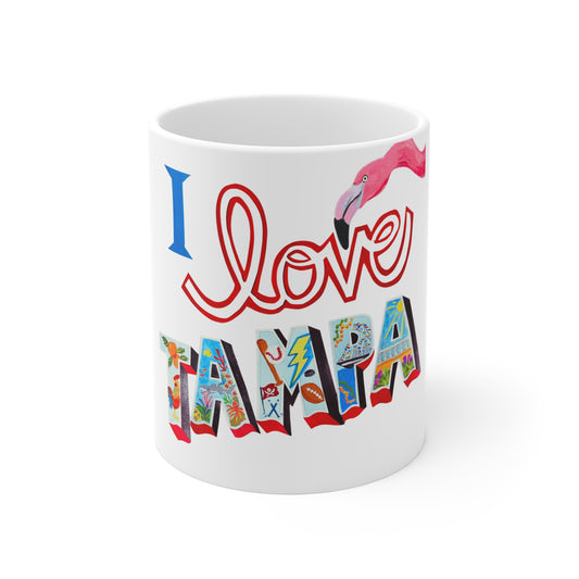 "I Love Tampa" Drink Mug